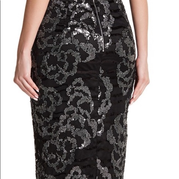 NWT Sequin Beaded Cocktail Sheath Sz 8-10 - Picture 3 of 13